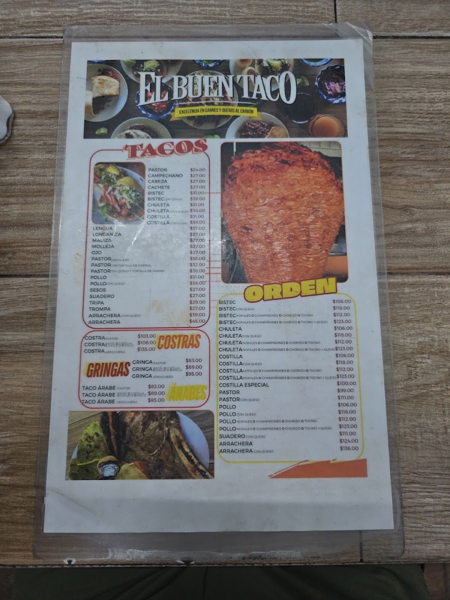 El Buen Taco Menu - Image 2