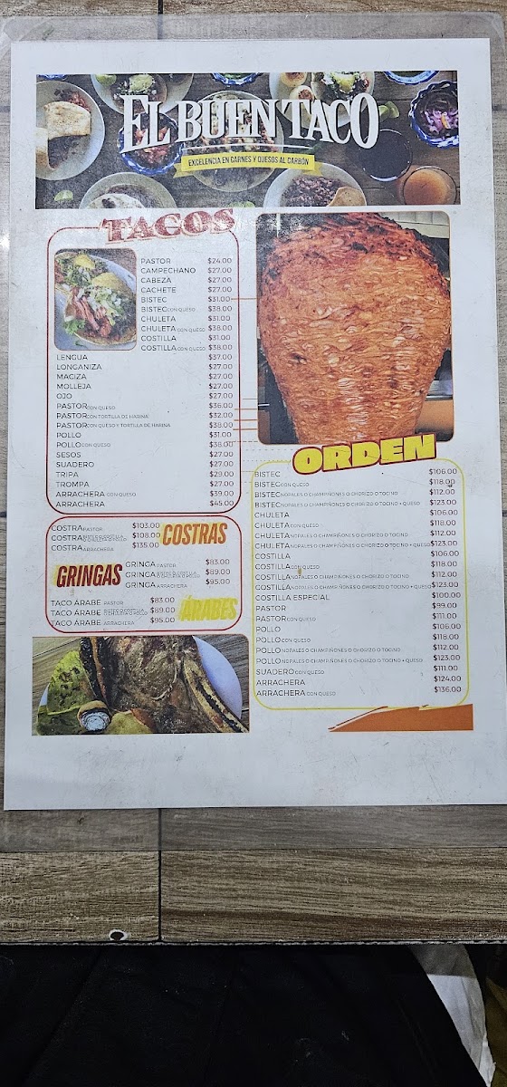 El Buen Taco Menu - Image 4